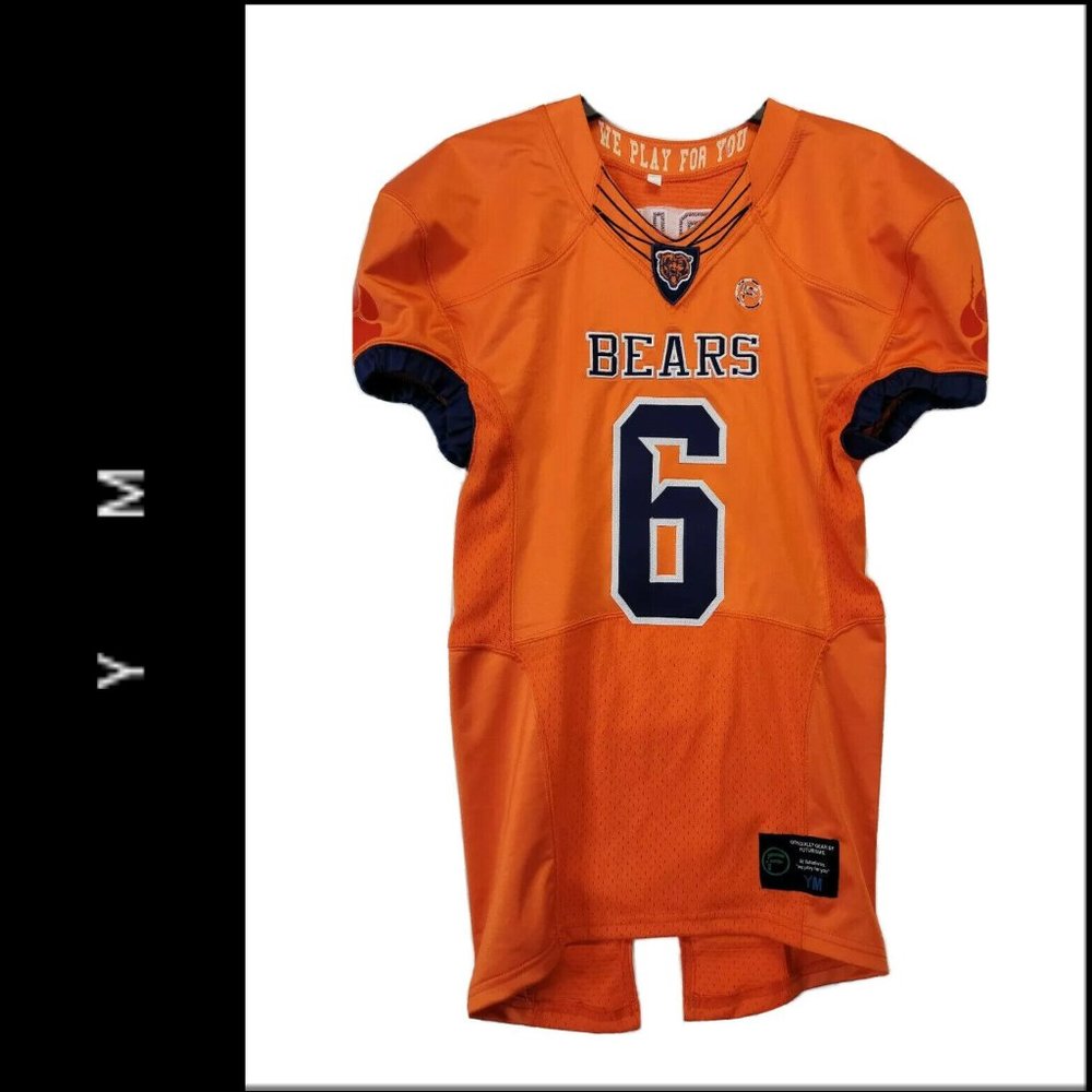 YM Chicago Bears #6 Grier Orange Jersey Sz Medium